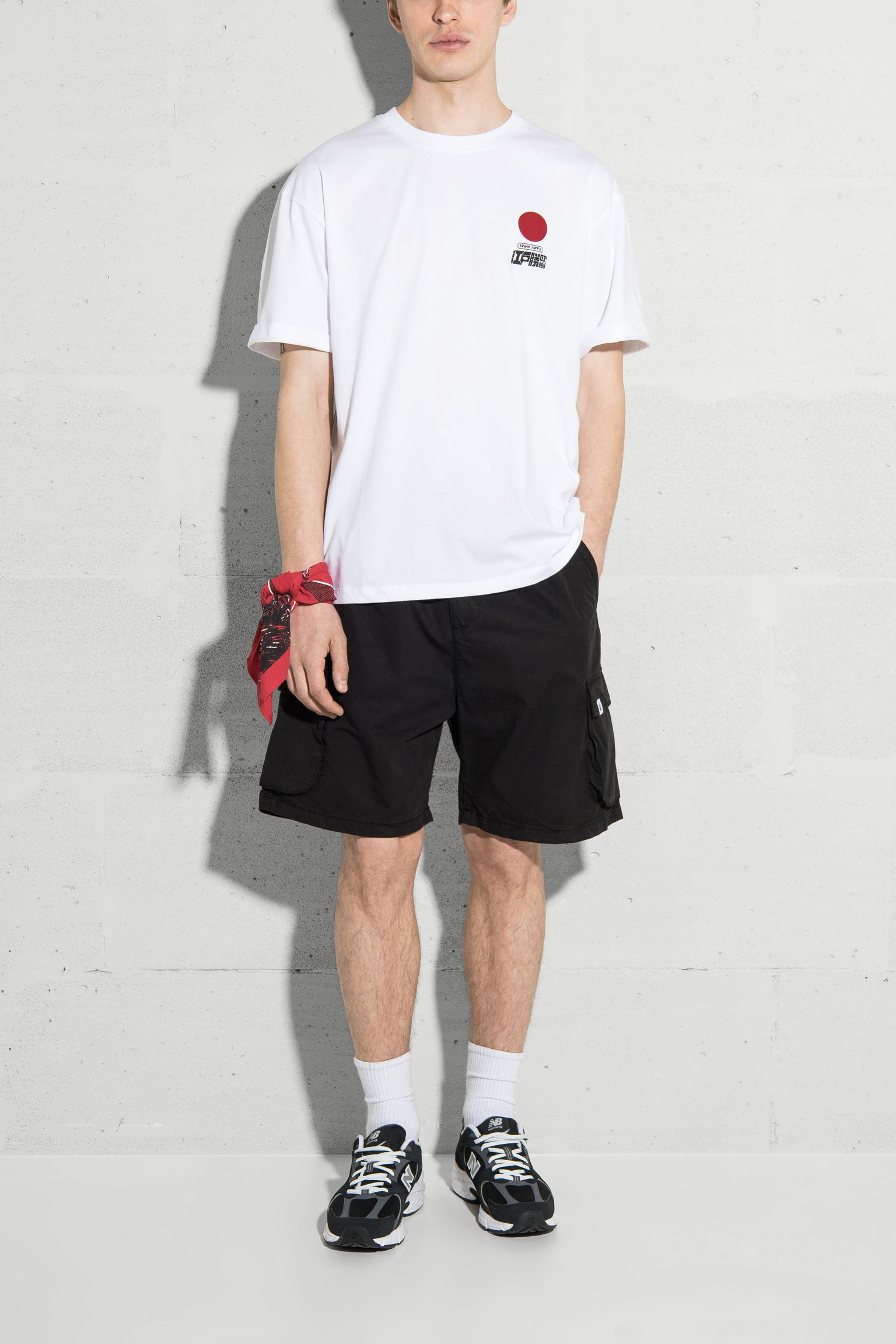 Шорти Ringe Cargo II Black garment dyed