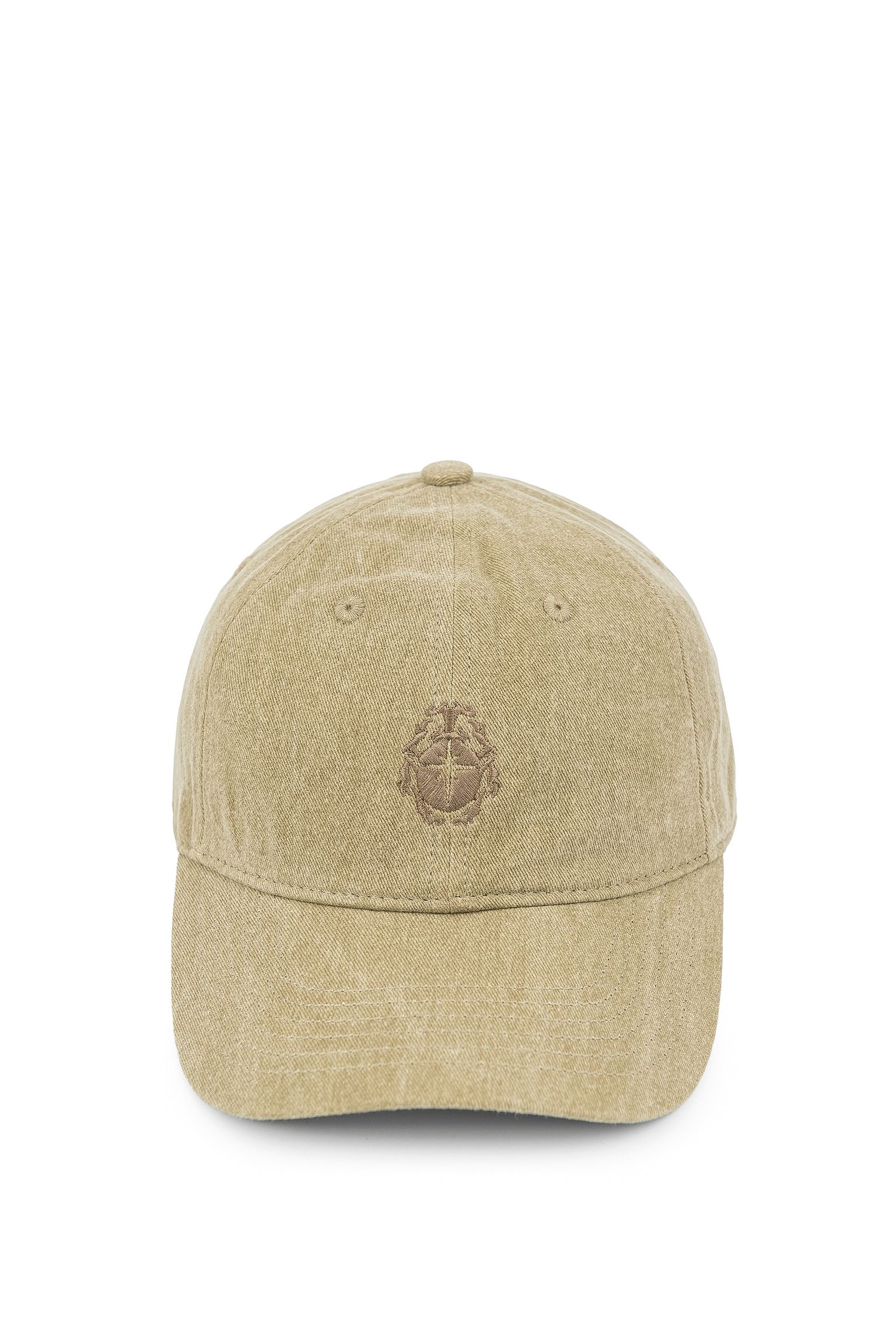 Бейсболка Dusty Beige stone washed купити в Україні
