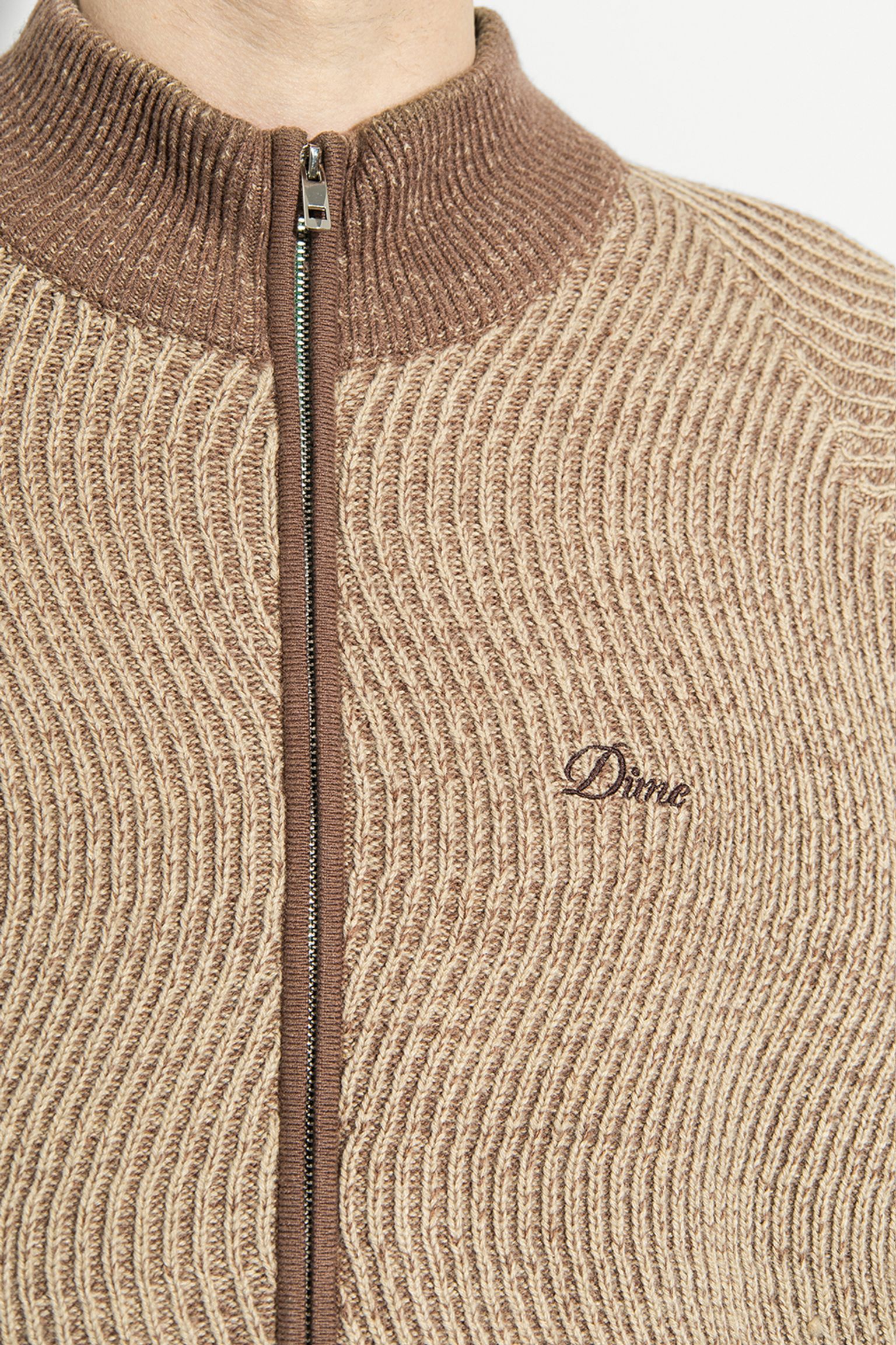Широкий выбор Кардиган Double Zipper Knit
