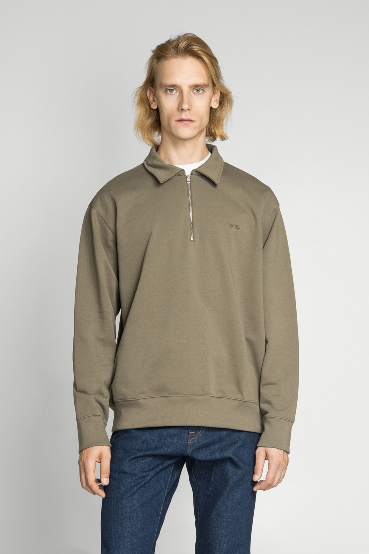 Свитшот Ketel Relaxed Organic NORSE Logo Half Zip купить в Украине