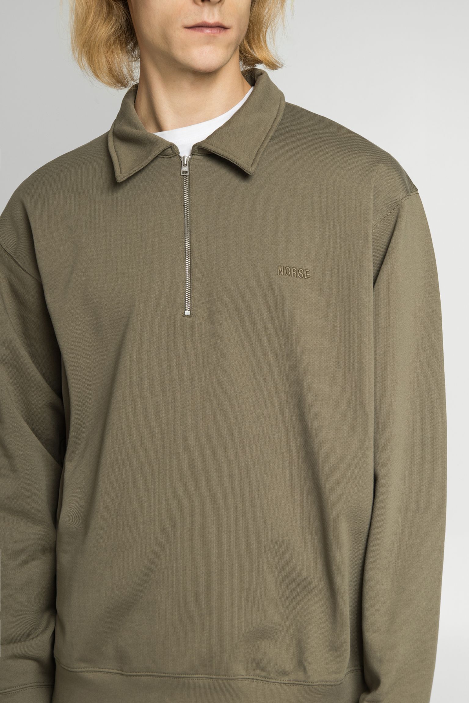Широкий выбор Свитшот Ketel Relaxed Organic NORSE Logo Half Zip