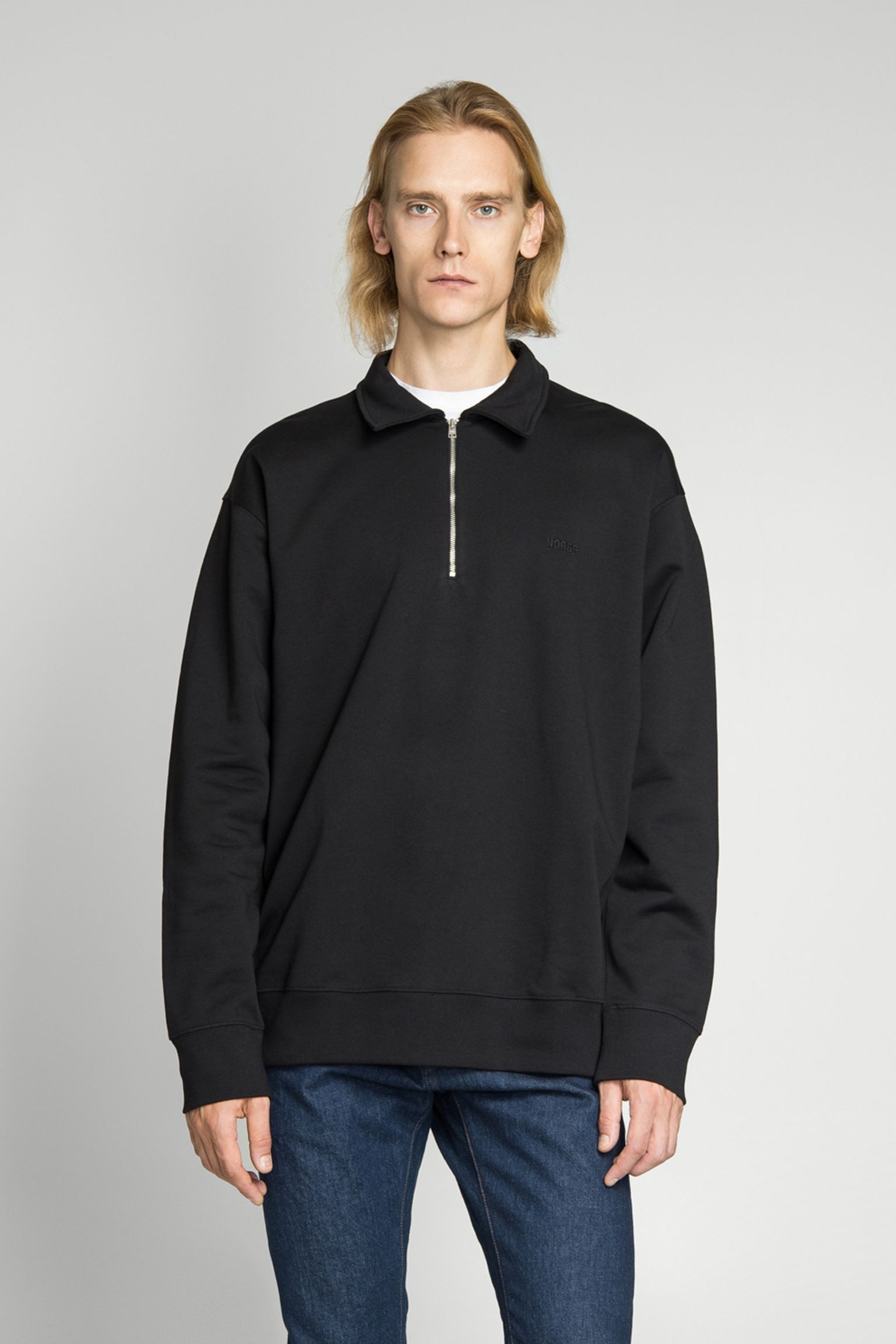 Свитшот Ketel Relaxed Organic NORSE Logo Half Zip