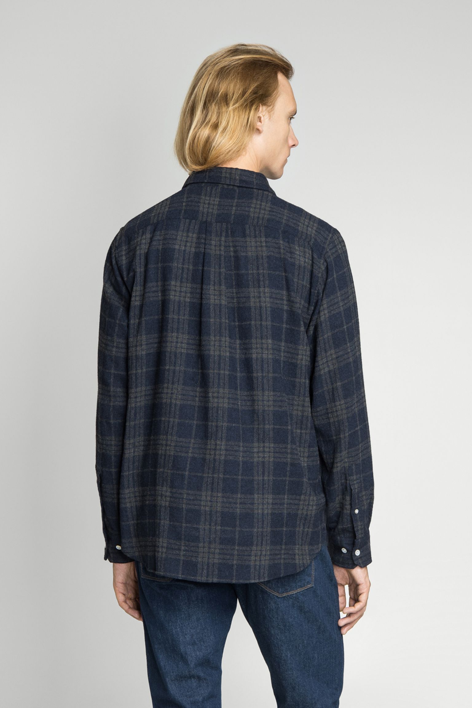 Рубашка Algot Relaxed Wool Check Shirt