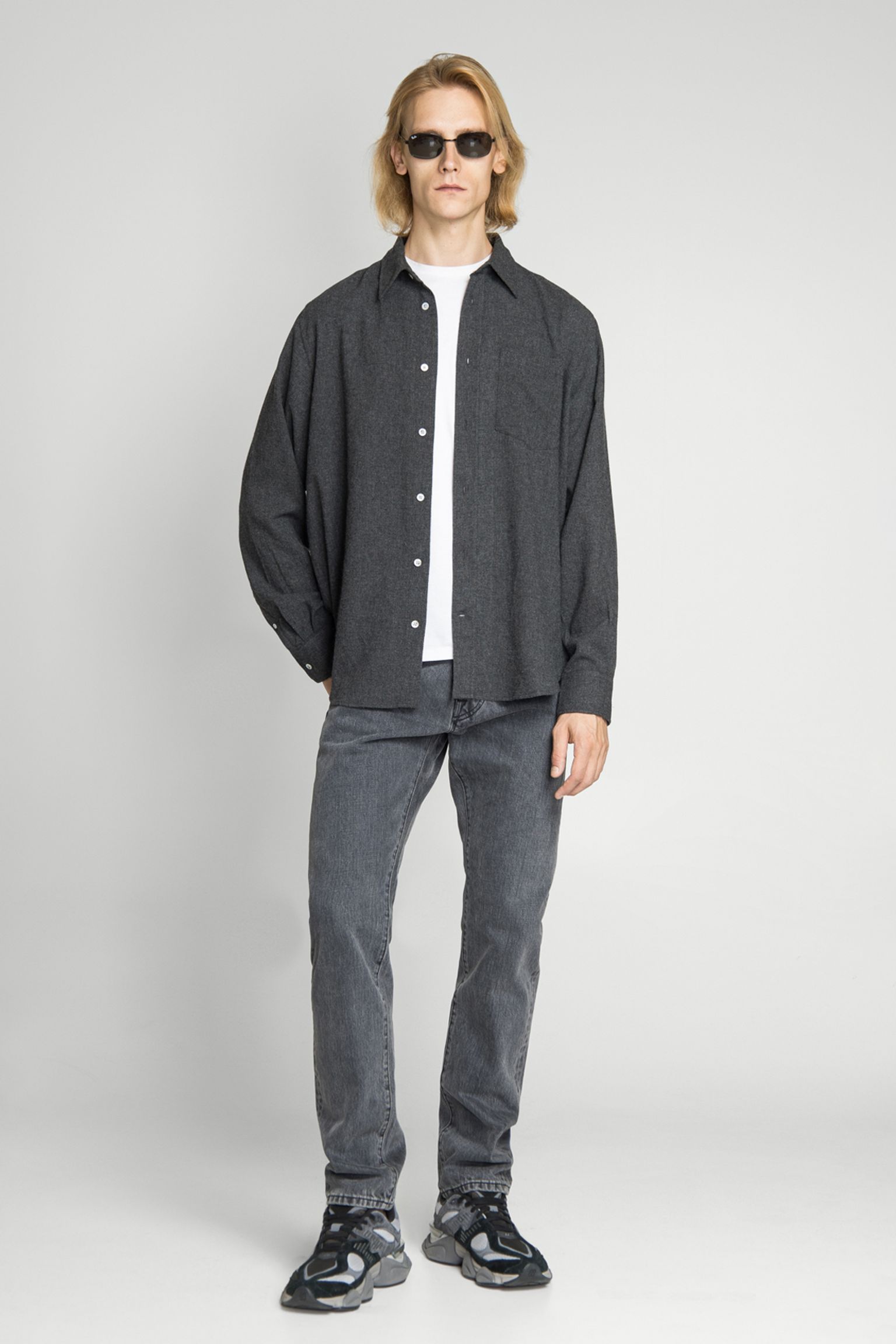 Рубашка Algot Relaxed Wool Shirt