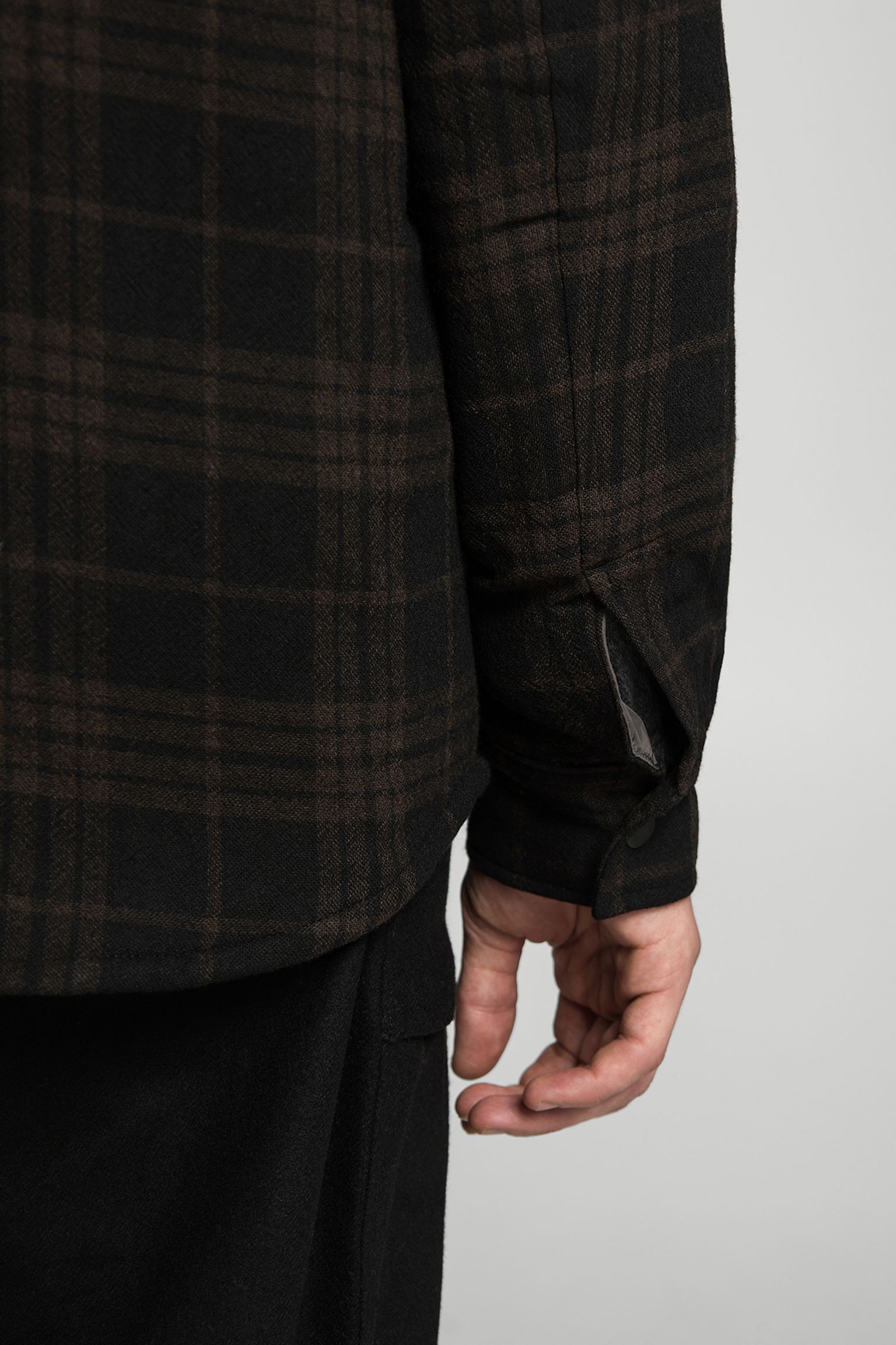 Овершот Hjalmer Insulated Wool Check Overshirt