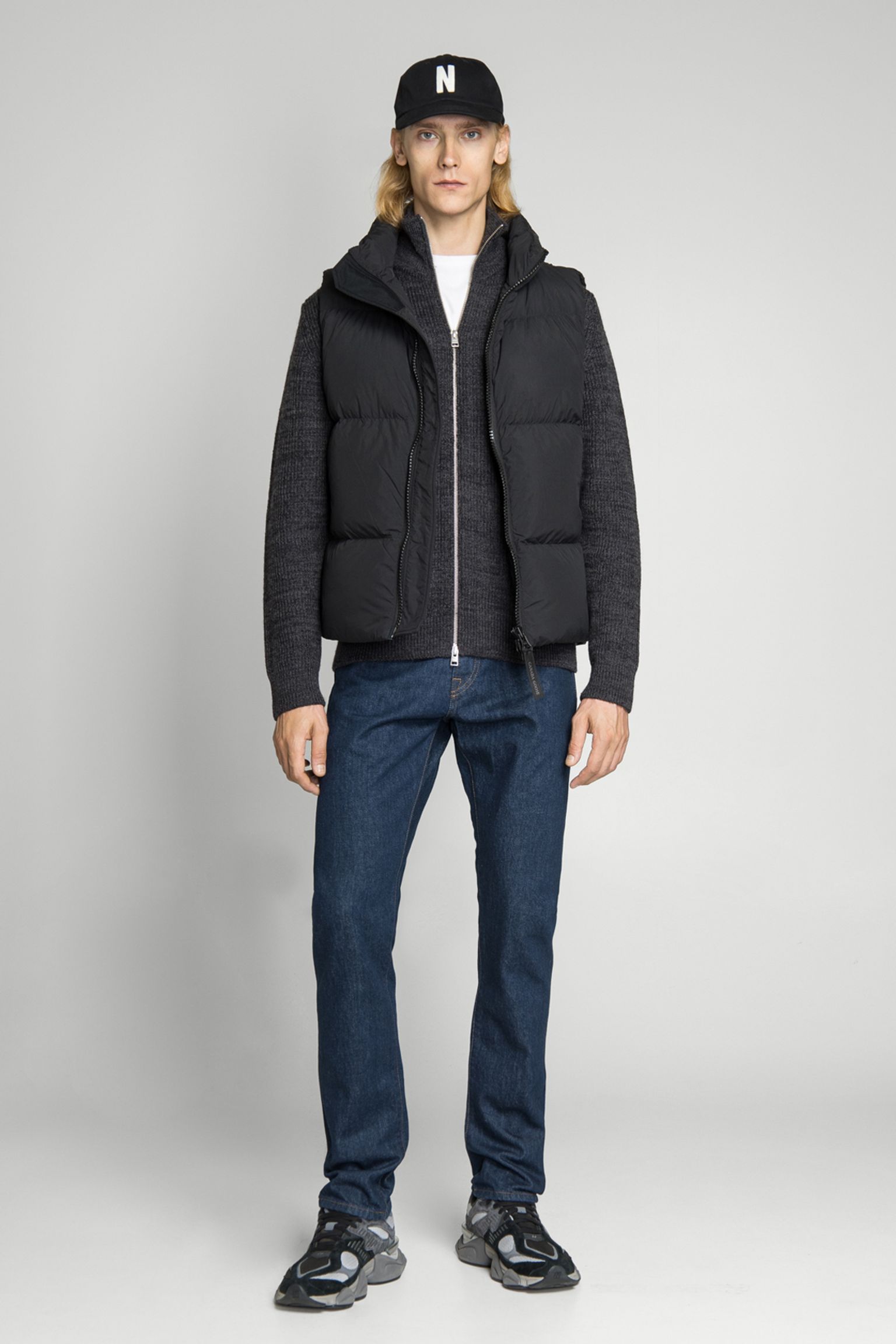 Кардиган Hagen Wool Cotton Rib Full Zip Jacket