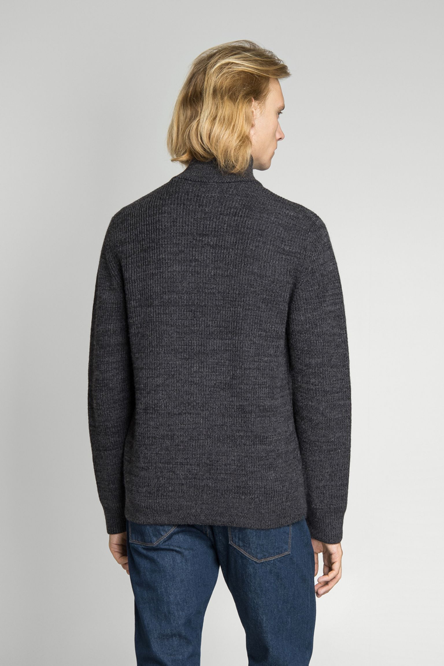 Кардиган Hagen Wool Cotton Rib Full Zip Jacket