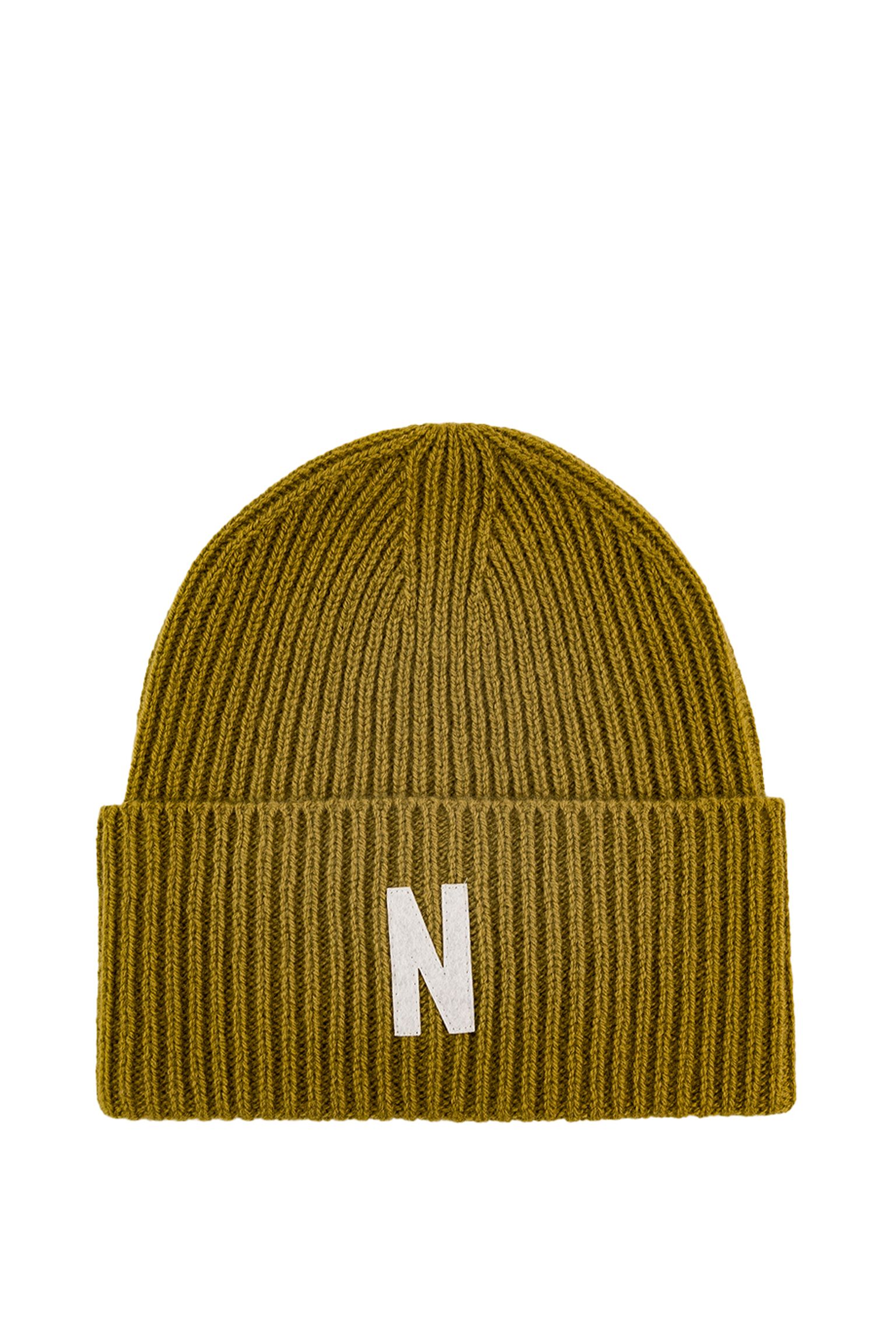 Шапка Merino Lambswool Rib N Logo Beanie купить