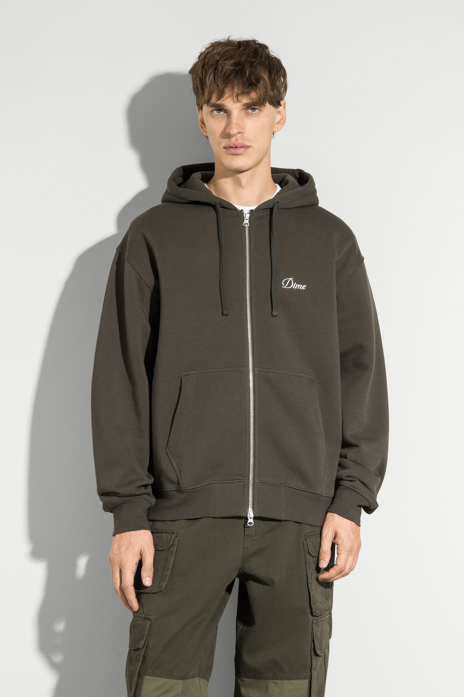 Спортивная кофта Cursive Zip Hoodie с доставкой
