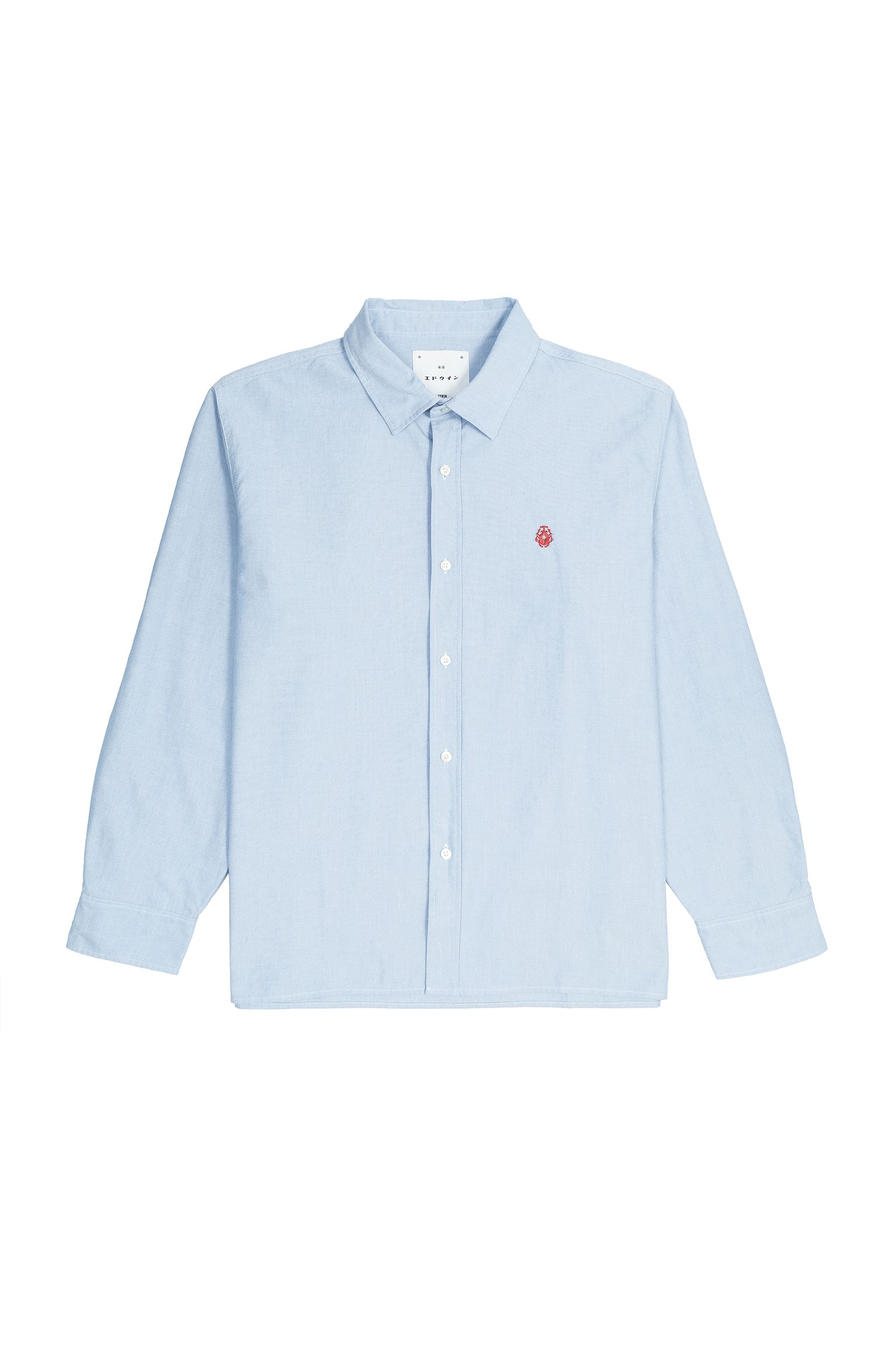 Рубашка Big Ox-Shirt LS Oxford Blue garment washe купить