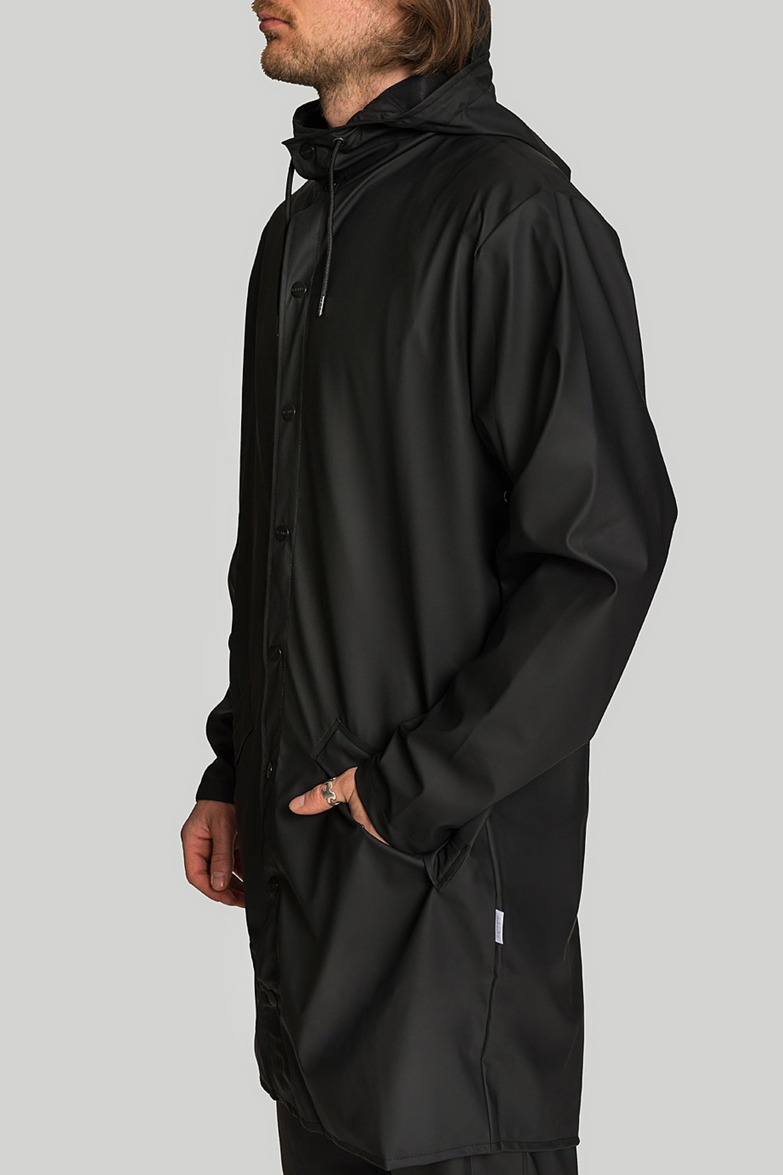 Плащ Rains Long Jacket Black