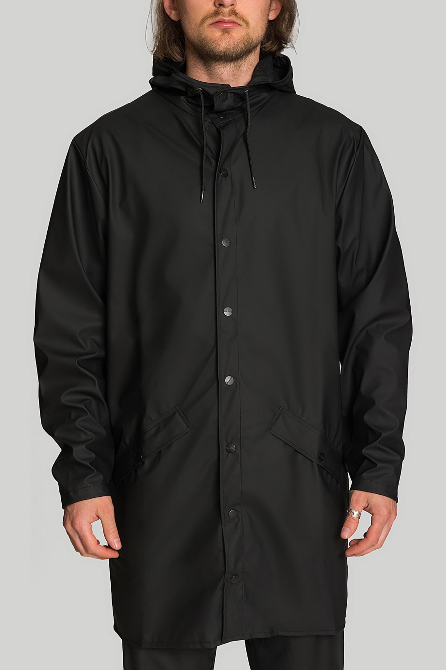 Плащ Rains Long Jacket Black