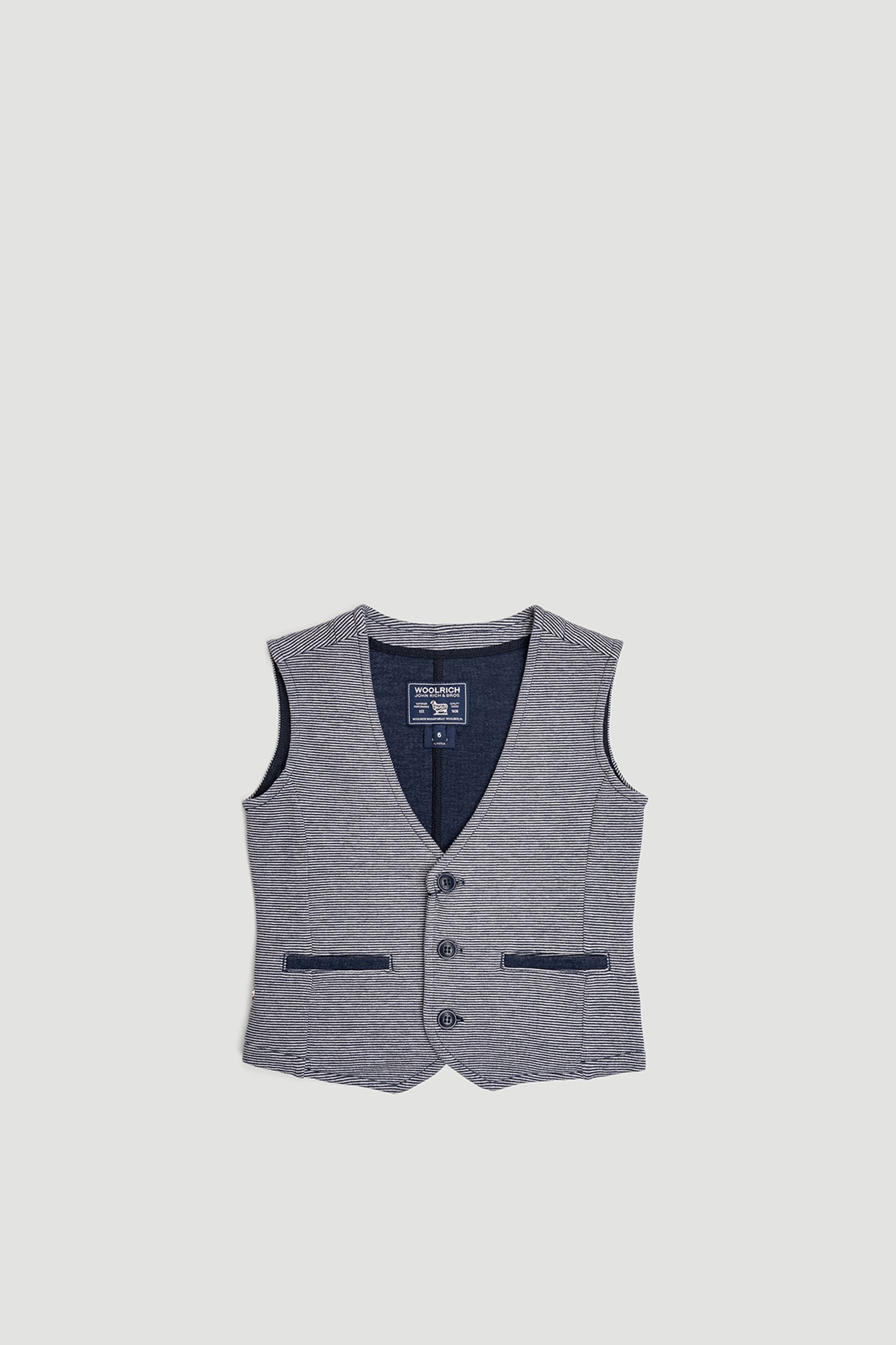 жилет Woolrich KIDS B’S STRIPED DOUBLE VEST