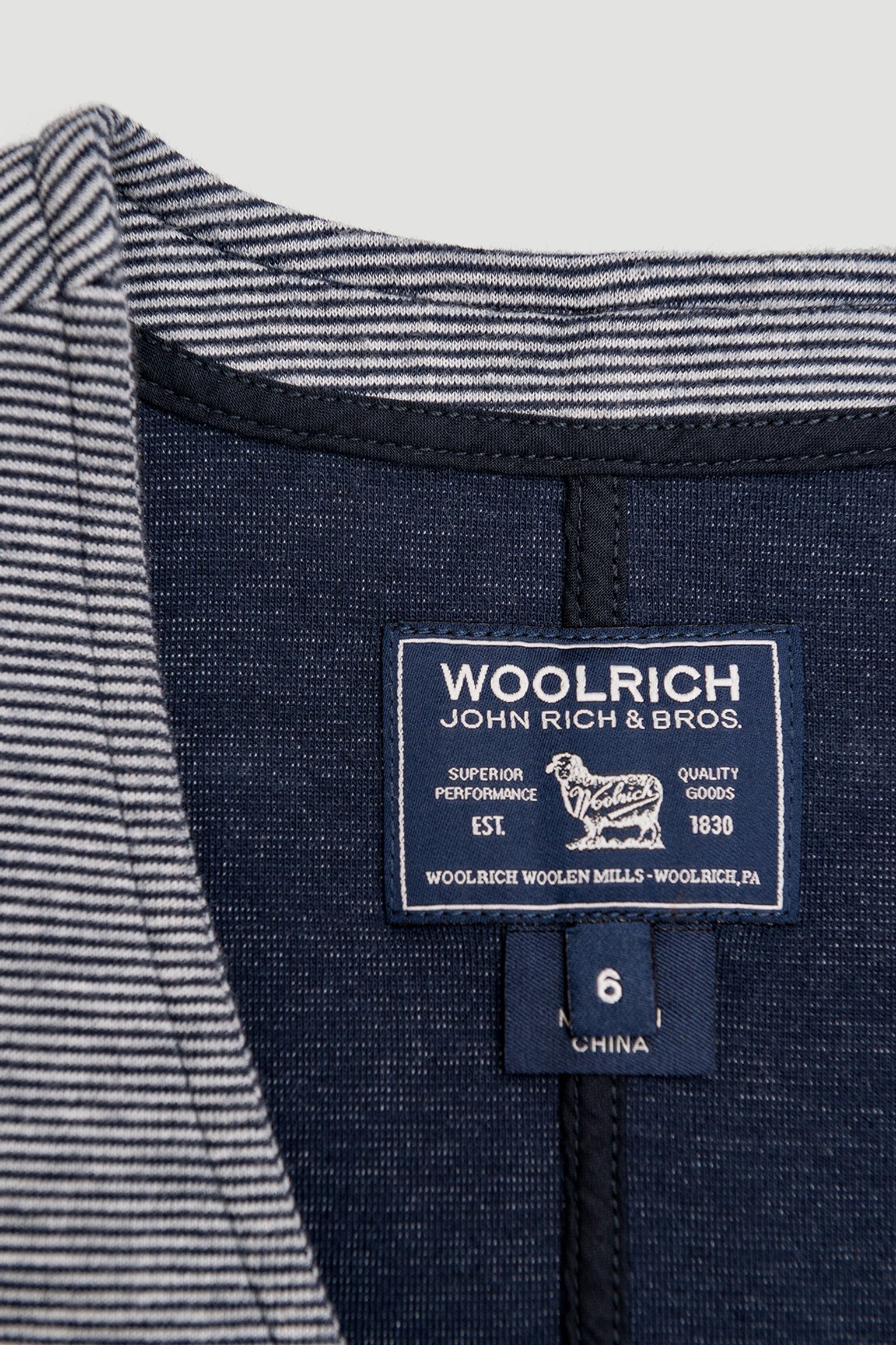 жилет Woolrich KIDS B’S STRIPED DOUBLE VEST