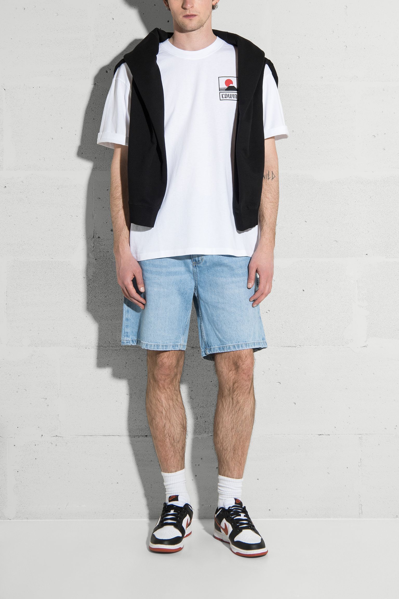 Футболка Sunset On Mt Fuji TS Single Jersey White garment washed купити в Україні