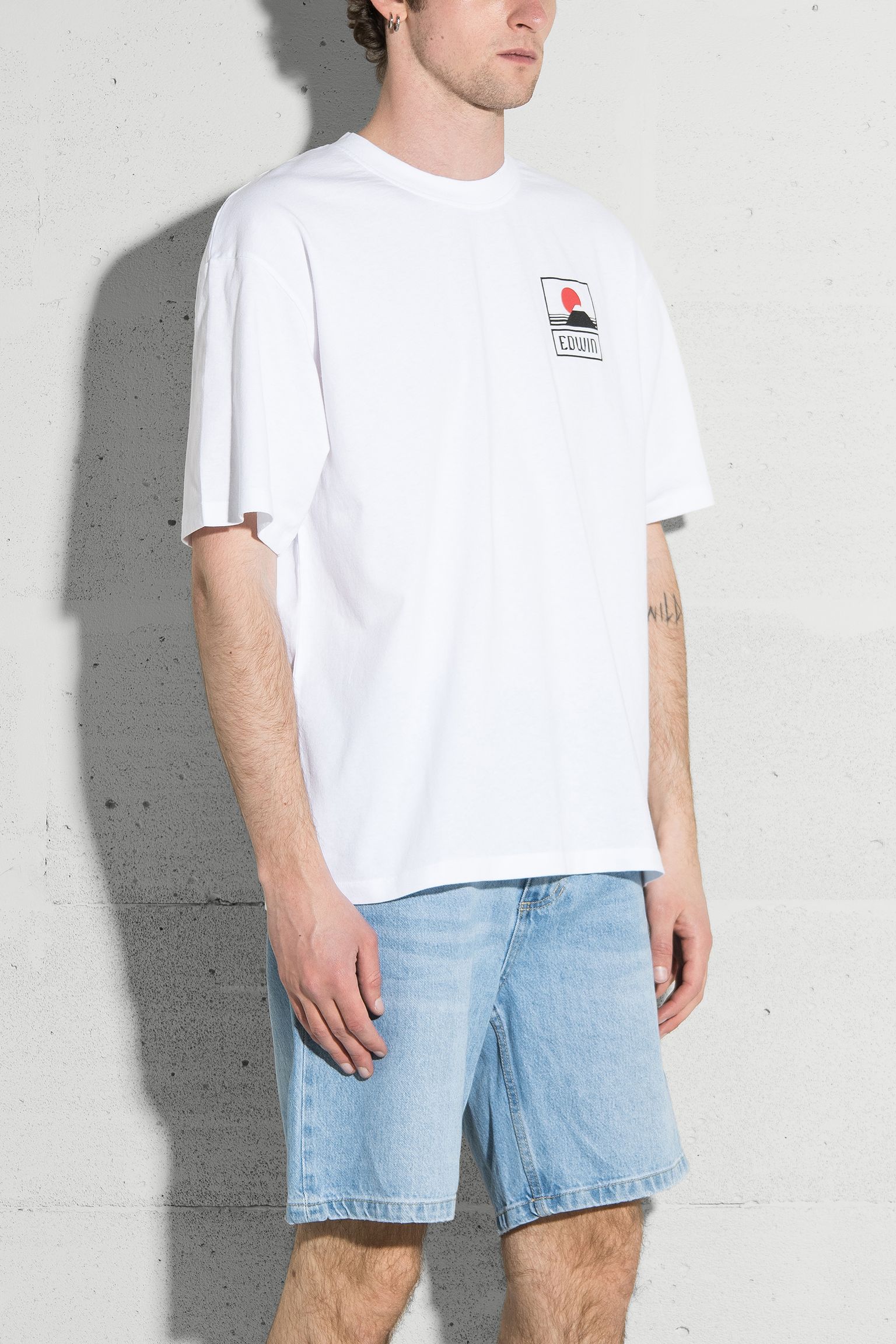 Футболка Sunset On Mt Fuji TS Single Jersey White garment washed з доставкою